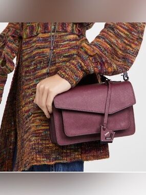 Botkier Cobble Hill Crossbody in Burgundy